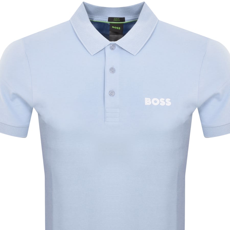 BOSS Paule Polo T Shirt Blue